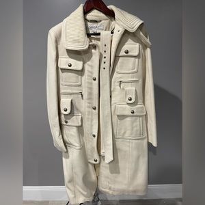 USED! Laundry coat in Cream size 2